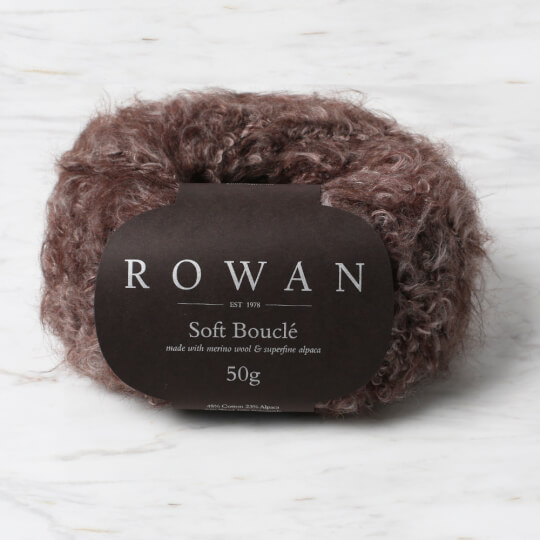 Rowan Soft Boucle 50gr Kahverengi El Örgü İpi - 604