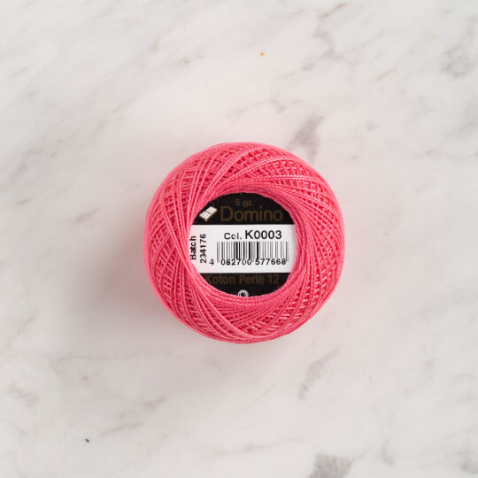 Domino Koton Perle 5gr Pembe No:12 Nakış İpliği - 4590012-K0003
