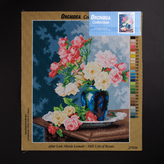 ORCHİDEA 40 x 50 cm  Güller Baskılı Goblen 2776M 