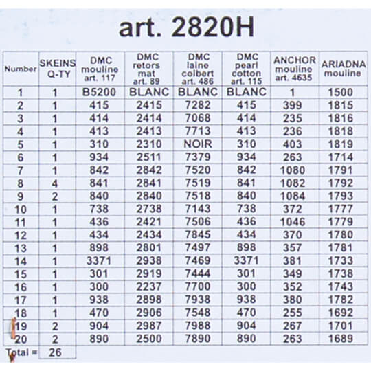 ORCHİDEA 24 x 30 cm Serçe Baskılı Goblen 2820H