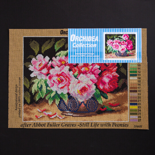 ORCHİDEA 24 x 30 cm Şakayıklar Baskılı Gbolen 2846H 