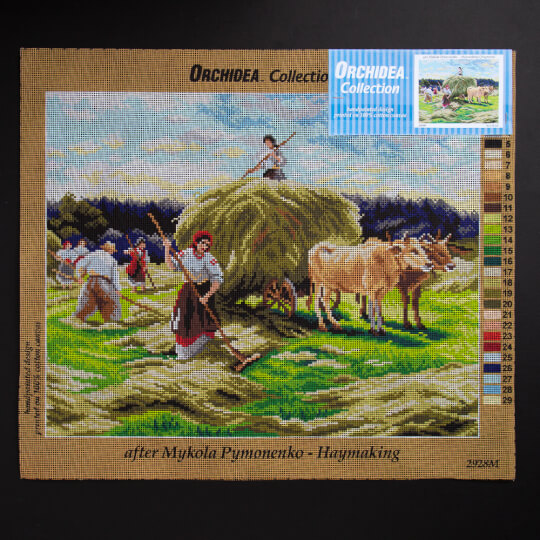 ORCHİDEA 40 x 50 cm Çalışan Çiftçiler Baskılı Goblen 2928M 