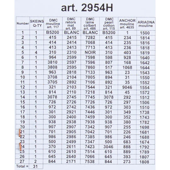 ORCHİDEA 24 x 30 cm Çiçekler Baskılı Goblen 2954H