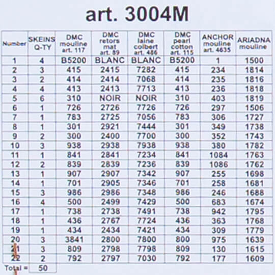 ORCHİDEA 40 x 50 cm Kartal Baskılı Goblen 3004M