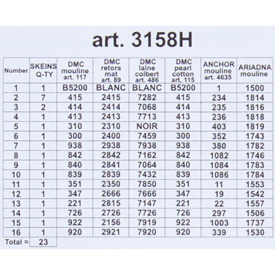 ORCHİDEA 24 x 30 cm İpekkuyruk Kuşu Baskılı Goblen 3158H