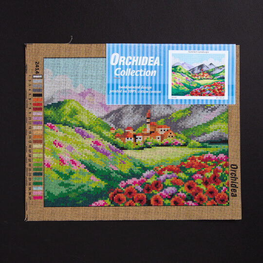 ORCHİDEA 24 x 30 cm Dağda Yaz Baskılı Goblen 2414H 