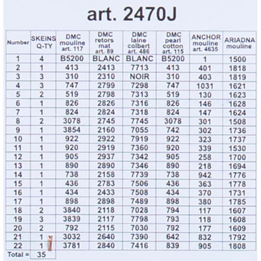 ORCHİDEA 30 x 40 cm Kış kulübesi Baskılı Goblen 2470J