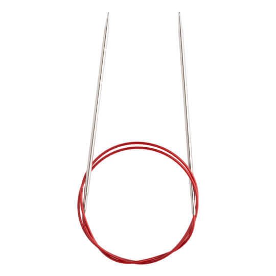 ChiaoGoo Red Lace Stainless Steel Circular Knitting Needles - 80cm