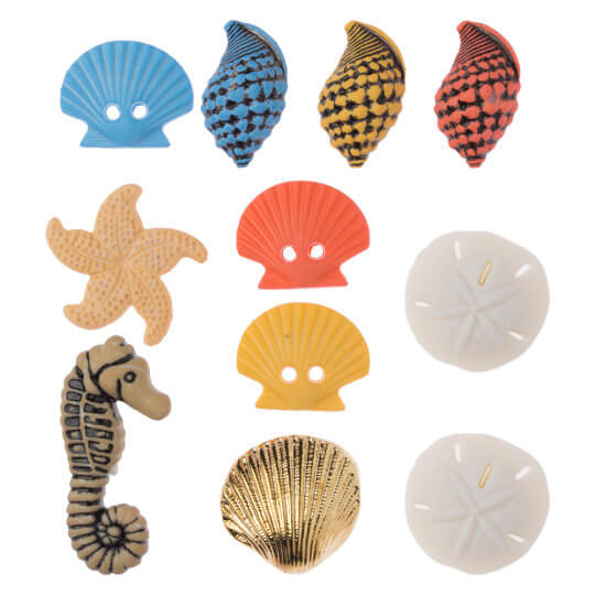 Buttons & Galore Deniz Temalı Dekoratif Düğme - 4246