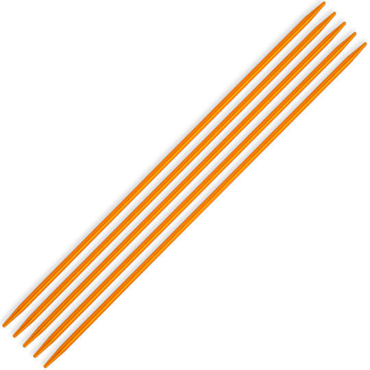 Kartopu 3,5 mm 20 cm Sarı Metal Çorap Şişi