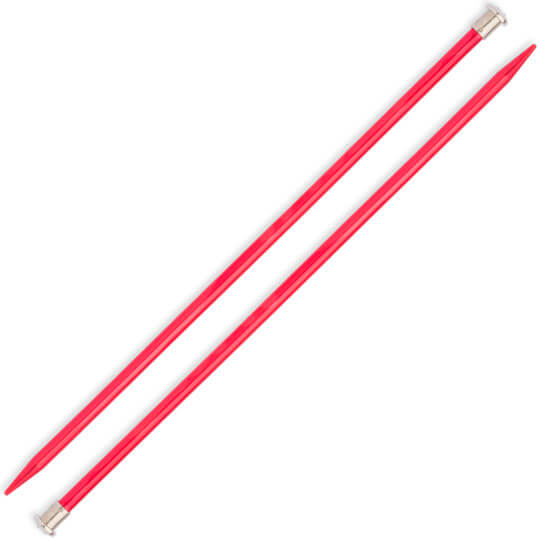 Kartopu 8 mm 35 cm Kırmızı Metal Örgü Şişi