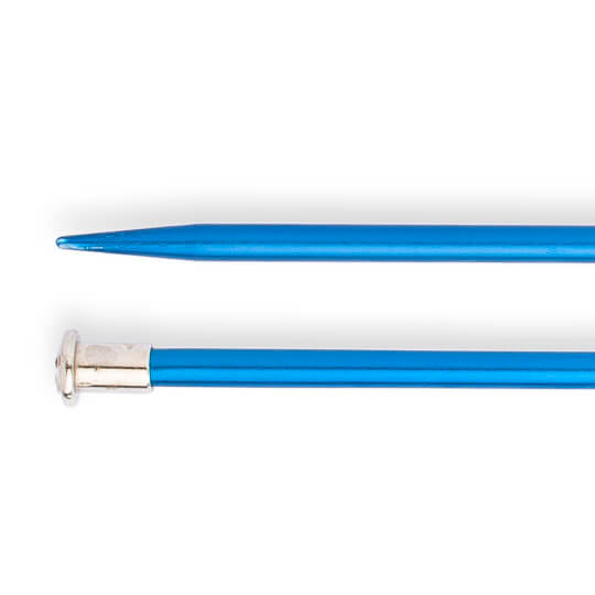 Kartopu 3,5 mm 35 cm Mavi Metal Örgü Şişi