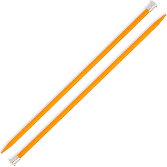 Kartopu 7 mm 35 cm Sarı Metal Örgü Şişi