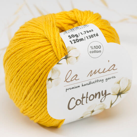 La Mia Cottony Hardal Sarı Bebek El Örgü İpi - P18-L018