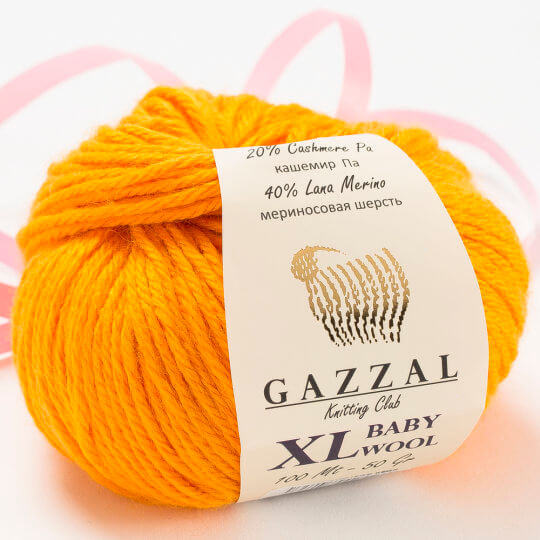 Gazzal Baby Wool XL Turuncu Bebek Yünü - 837XL