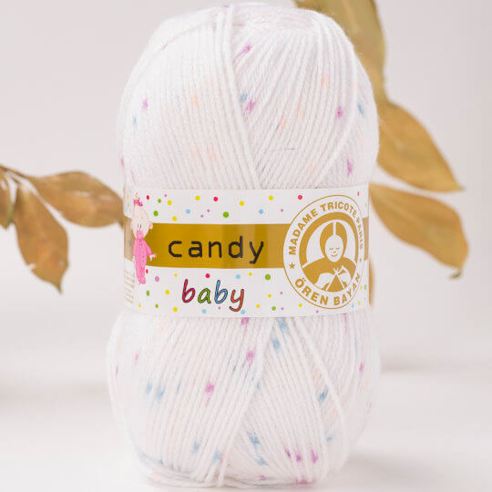 Örenbayan Candy Baby/Kitty Baby Benekli Bebek Yünü - 368-1897