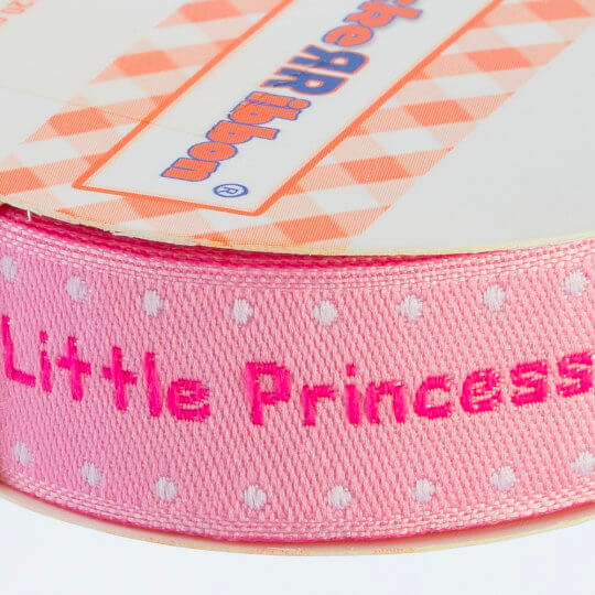 Sticker Ribbon Pembe Bebe Baskılı Yapışkan Kurdele - SR-1688