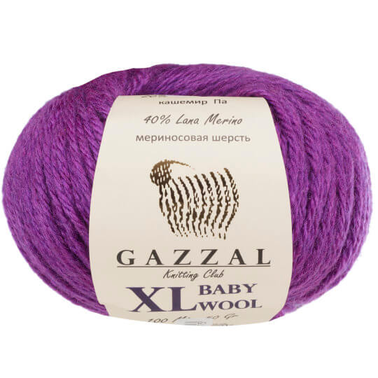 Gazzal Baby Wool XL Mor Bebek Yünü - 815XL