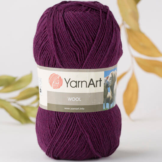 Yarnart Wool Mor El Örgü İpi - 10094