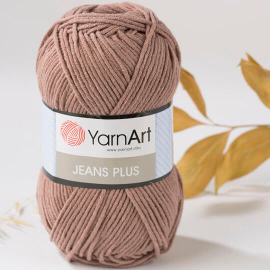 YarnArt Jeans Brown amigurumi cotton yarn Fine Sport yarn for crochet project Turkish cotton blend yarn.