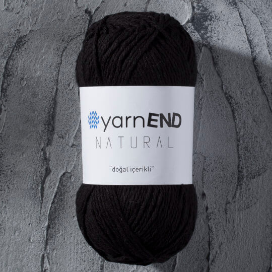 Yarnend 5'li Paket Natural Siyah El Örgü İpi - 2105S