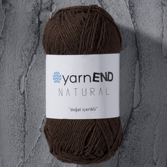 Yarnend 5'li Paket Natural Kahverengi El Örgü İpi - 2115S