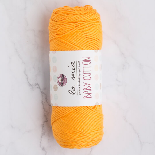 La Mia Baby Cotton Turuncu El Örgü İpi - L037