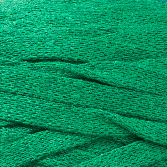 Spagettiyarn Ribbon Koyu Yeşil El Örgü İpi - 15