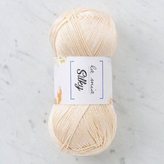 La Mia Silky Krem El Örgü İpi - L007