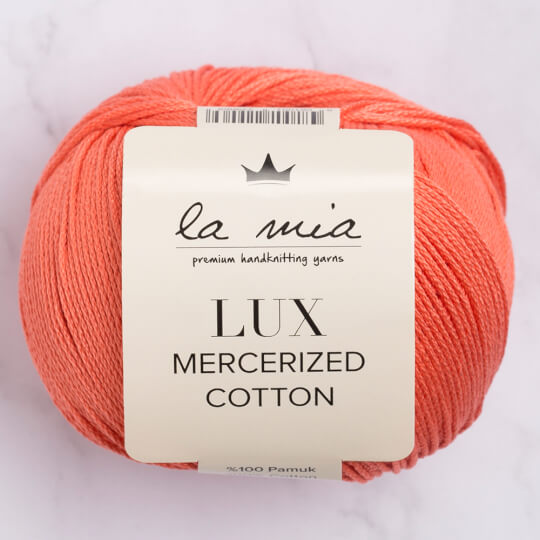 La Mia Lux Mercerized Cotton Nar Çiçeği El Örgü İpi - 13