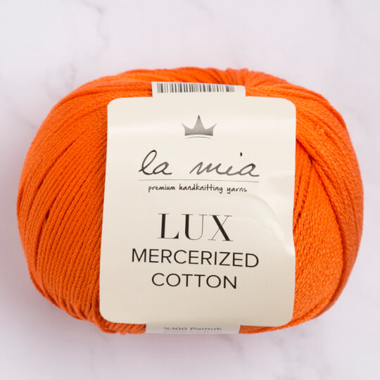 La Mia Lux Mercerized Cotton Turuncu El Örgü İpi - 194