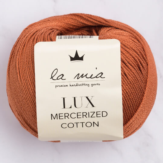La Mia Lux Mercerized Cotton Kahverengi El Örgü İpi - 211