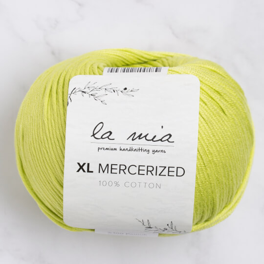 La Mia XL Mercerized Fıstık Yeşili El Örgü İpi - 150
