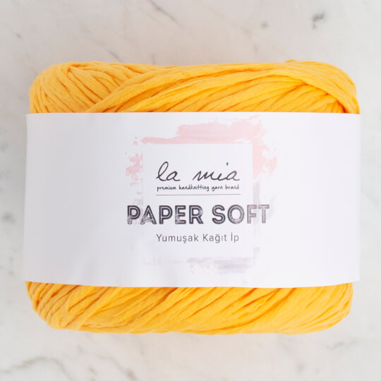 La Mia Paper Soft Sarı Yumuşak Kağıt İp - L003