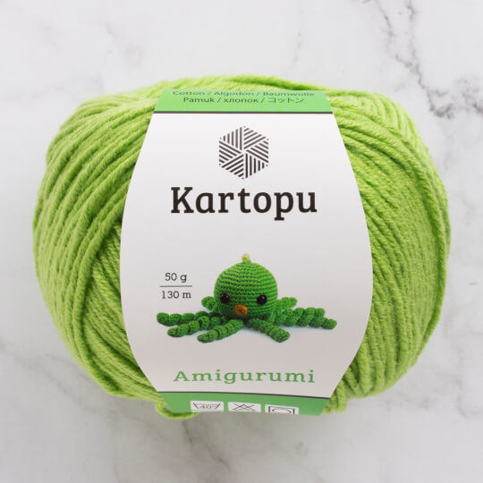 Kartopu Amigurumi Fıstık Yeşili El Örgü İpi - K1390