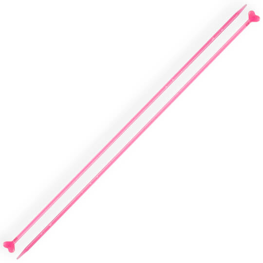 UNIQUE Plastic Yarn Needles, 3 Pink