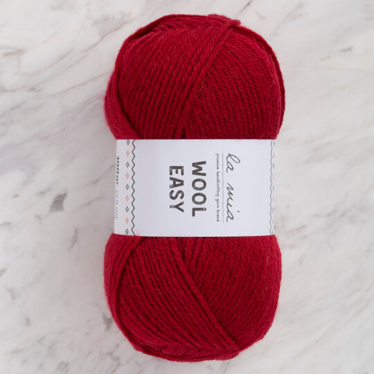 La Mia Wool Easy Kırmızı El Örgü İpi - L201