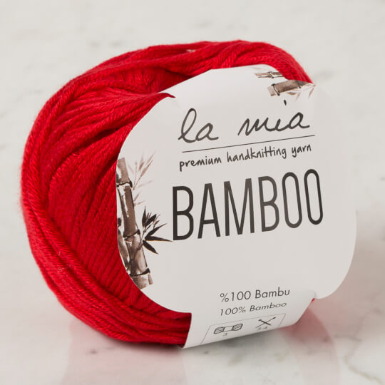 La Mia Bamboo Kırmızı El Örgü İpi - L092