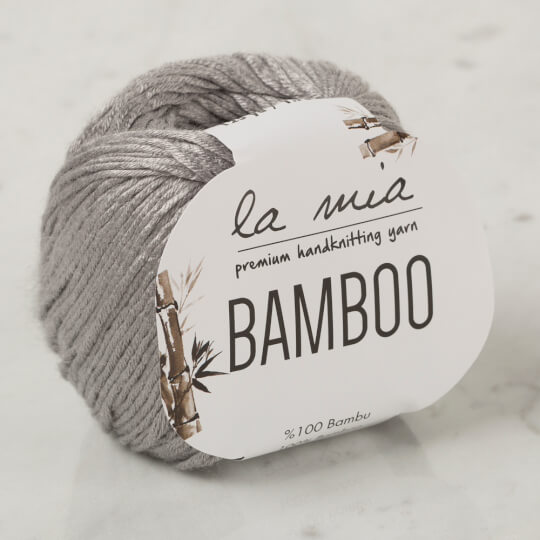 La Mia Bamboo Gri El Örgü İpi - L031