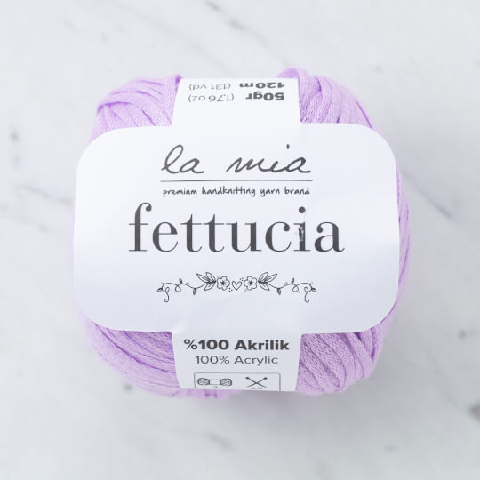 La Mia Fettucia 6'lı Paket Lila El Örgü İpi - L067