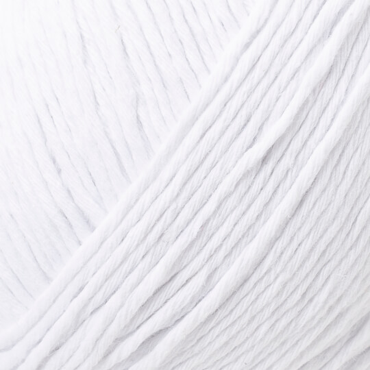 Loren Natural Cotton Beyaz El Örgü İpi - R001