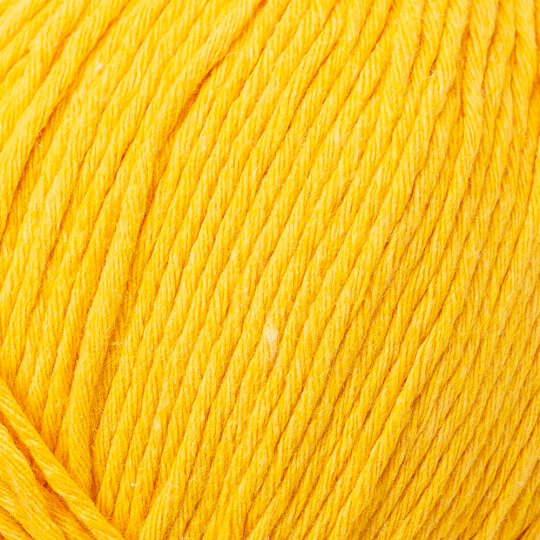 Loren Natural Cotton Hardal Sarı El Örgü İpi - R002