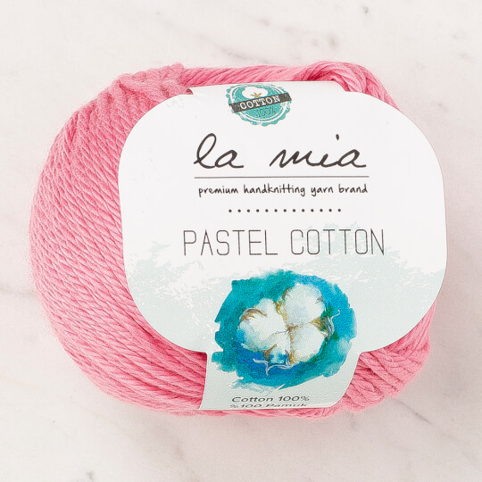 La Mia Pastel Cotton Pembe El Örgü İpi - L184