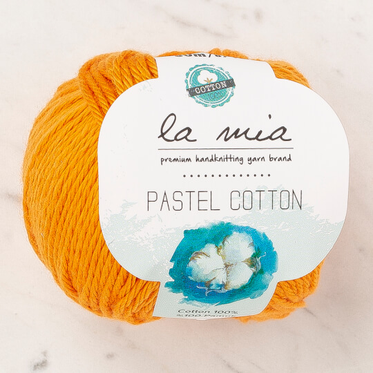 La Mia Pastel Cotton Turuncu El Örgü İpi - L179