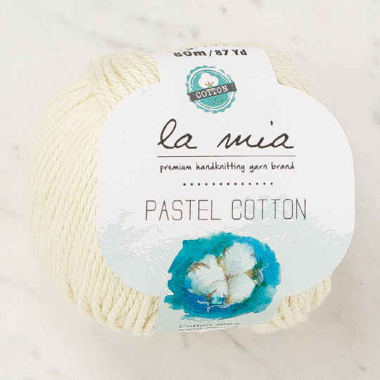 La Mia Pastel Cotton Sarı El Örgü İpi - L182