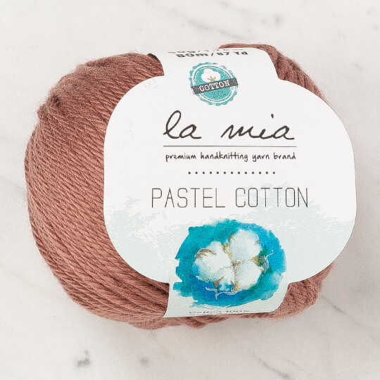 La Mia Pastel Cotton Kahverengi El Örgü İpi - L188