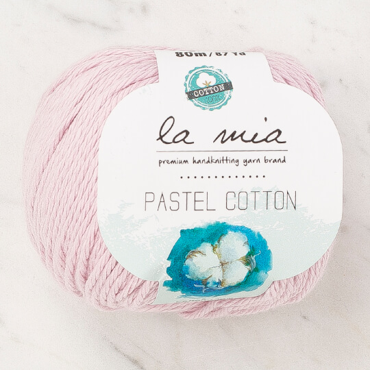 La Mia Pastel Cotton Lila El Örgü İpi - L181