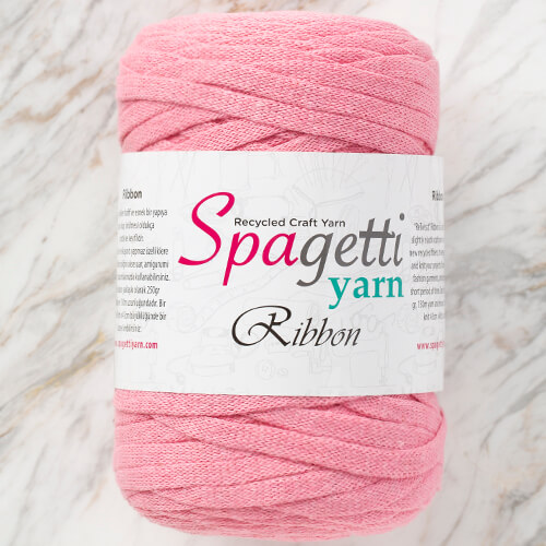 Spagettiyarn Ribbon Yarn, Pink - 21 - Hobiumyarns