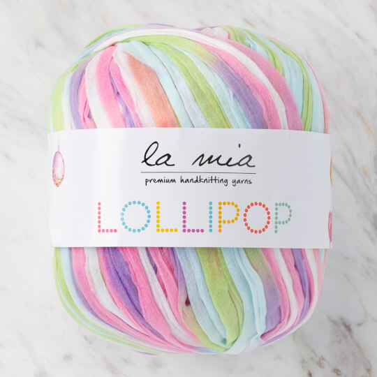 La Mia Lollipop Ebruli Yumuşak Kağıt El Örgü İpliği - LL004 