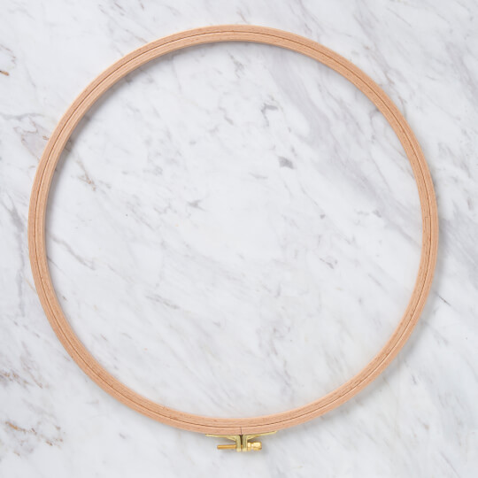 Nurge 8 mm Vidalı Ağaç Nakış Kasnak - No.8